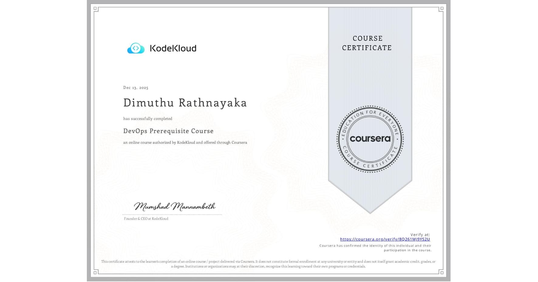 DevOps Prerequisite Course