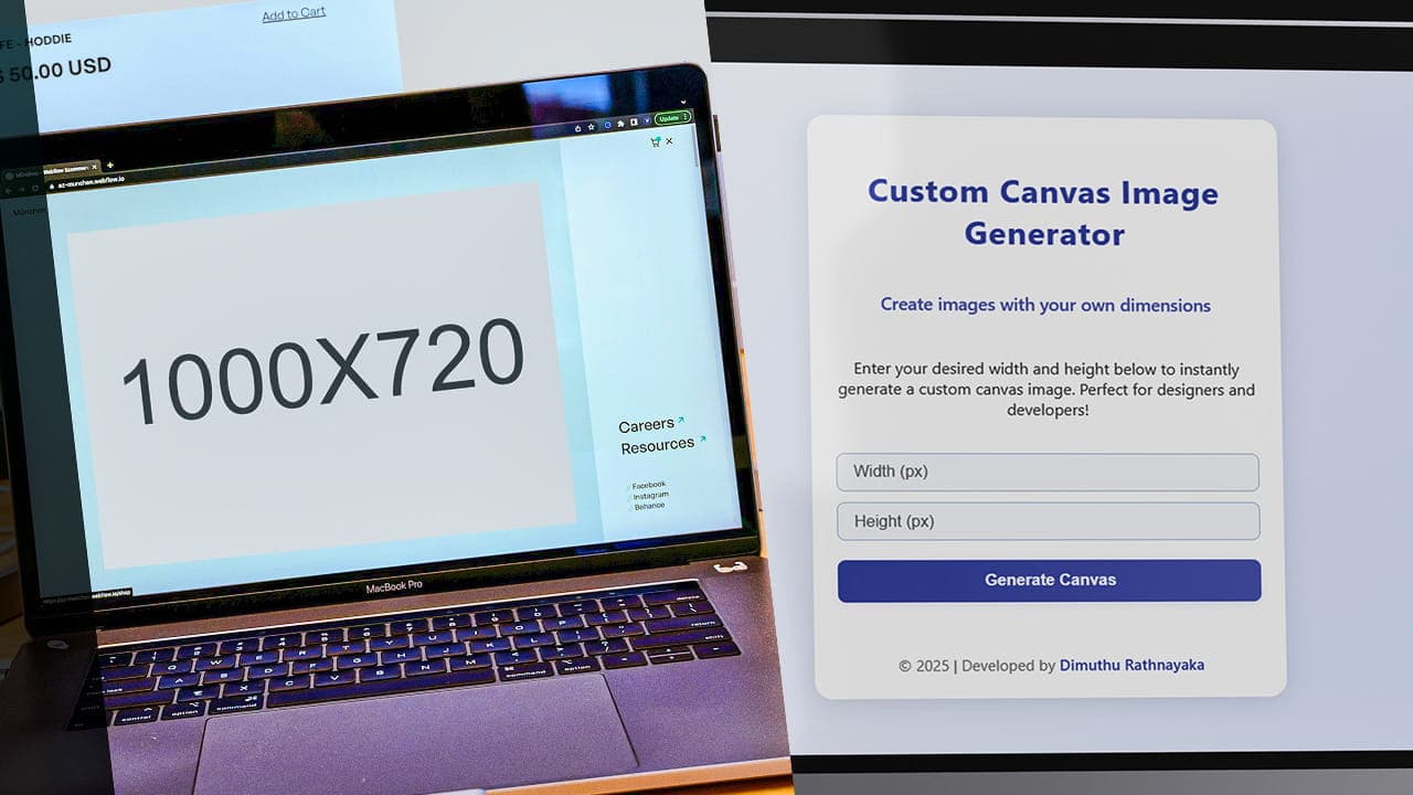 Custom Canvas Image Generator