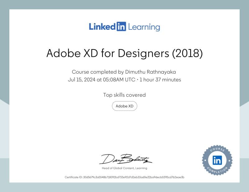 Adobe XD for Designers (2018)