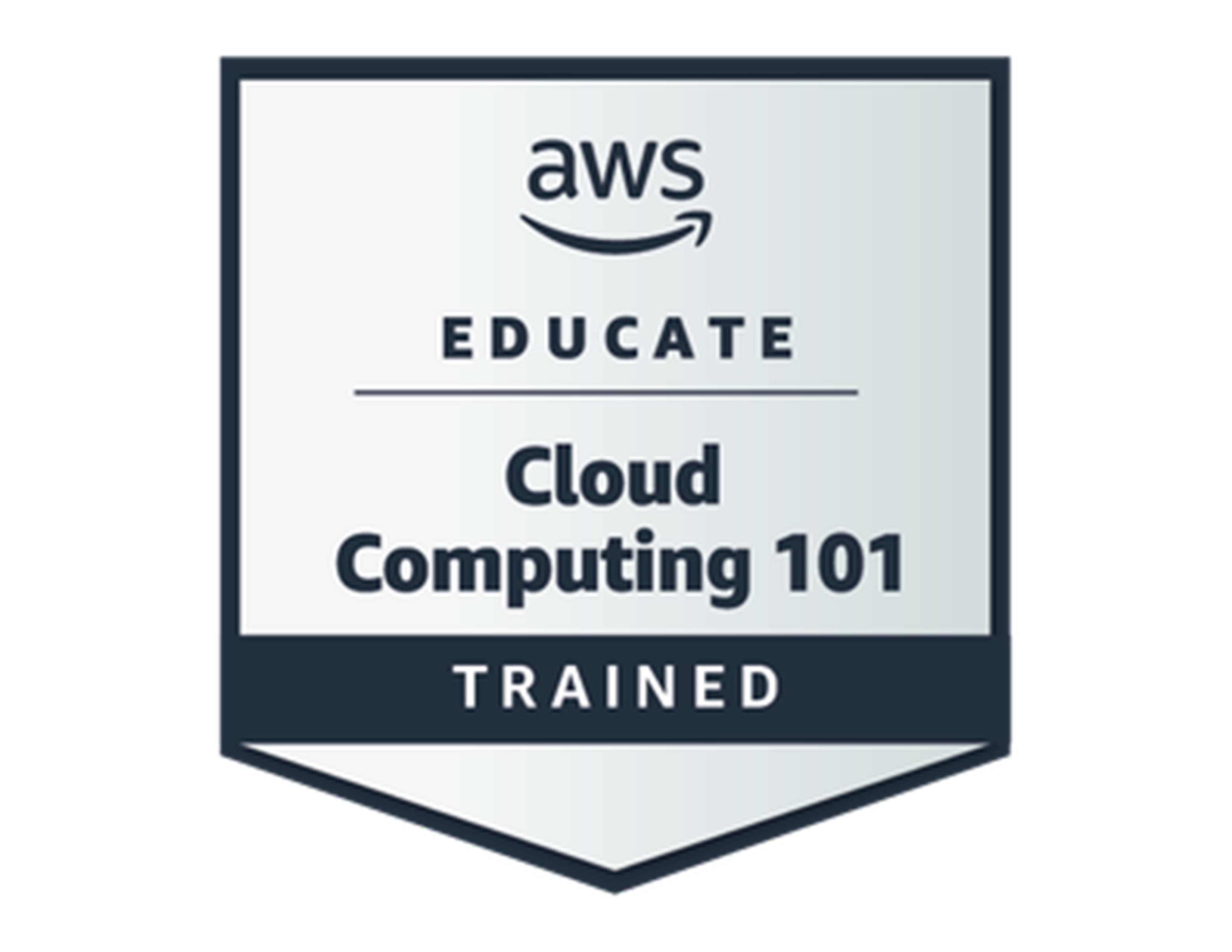 AWS Educate Introduction to Cloud 101 - Training Badge